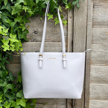 Load image into Gallery viewer, David Jones Essentials Zip Shopper Tote Bag (lavender)

