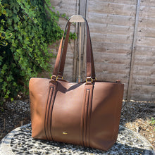 Load image into Gallery viewer, David Jones Everyday Shopper Tote Bag (tan)
