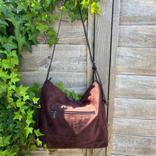Load image into Gallery viewer, David Jones Fringe Hobo Crossbody Bag (back)
