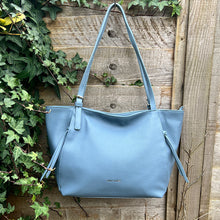 Load image into Gallery viewer, David Jones Soft Pebble Everyday Tote Bag (powder blue)
