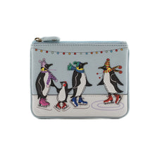 Load image into Gallery viewer, Penguin Parade Coin  &amp; Card Purse 🐧❄️💙
