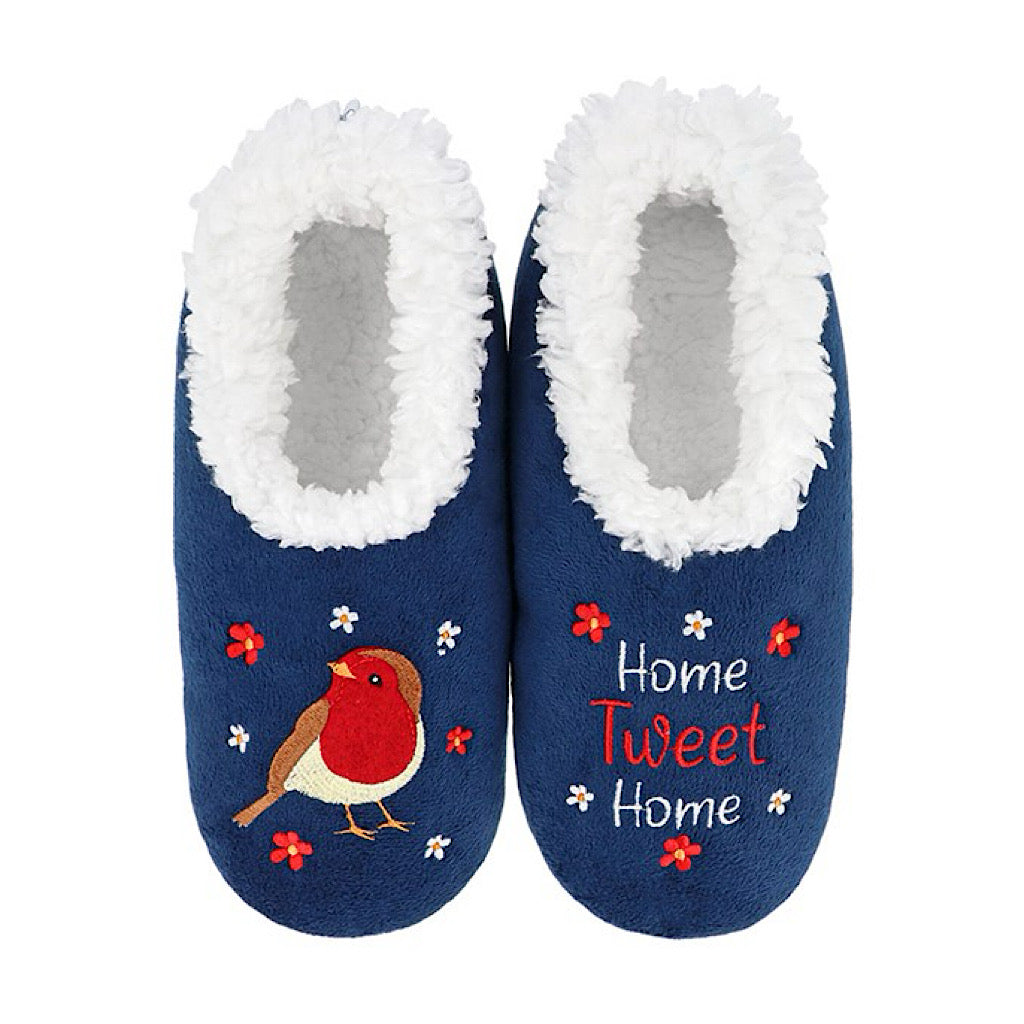 Home Tweet Home Robin Slippers 🐦💙✨