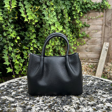 Load image into Gallery viewer, Envy Pebble-Effect Grab &amp; Crossbody Bag (back)
