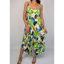 Load image into Gallery viewer, Multi Leaf Print Wide Leg Jumpsuit Style Culottes
