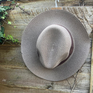 Latte Panama Foldable Hat