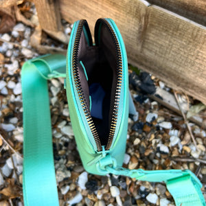 Fair Green Free Standing Small Crossbody Bag