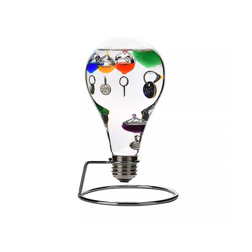Light Bulb Galileo on Metal Stand 18cm