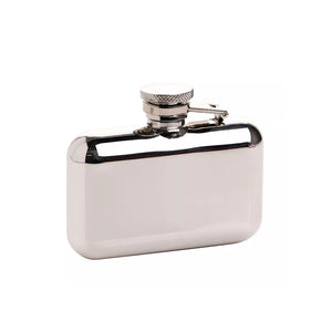 Classic Luxury Stainless Steel Pocket Hip Flask (side)