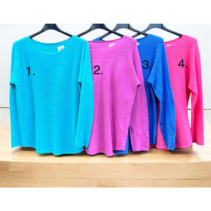 Vibrant Basic Soft Knit Round Neck Jumper