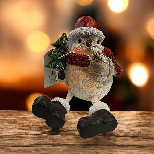 Festive Robin with Legs