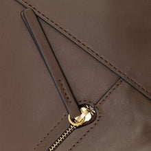 Load image into Gallery viewer, Gianni Conti Italian Leather Convertible Shoulder &amp; Crossbody Bag (gold tone hardware) 
