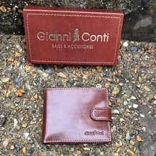 Load image into Gallery viewer, Gianni Conti Italian Leather RFID Bifold Wallet with Tab Closure
