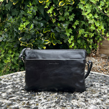 Load image into Gallery viewer, Gianni Conti Italian Leather Triple Compartment Crossbody Bag
