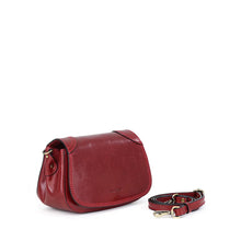 Load image into Gallery viewer, Gianni Conti Verona Satchel Italian Leather Crossbody Bag (side)
