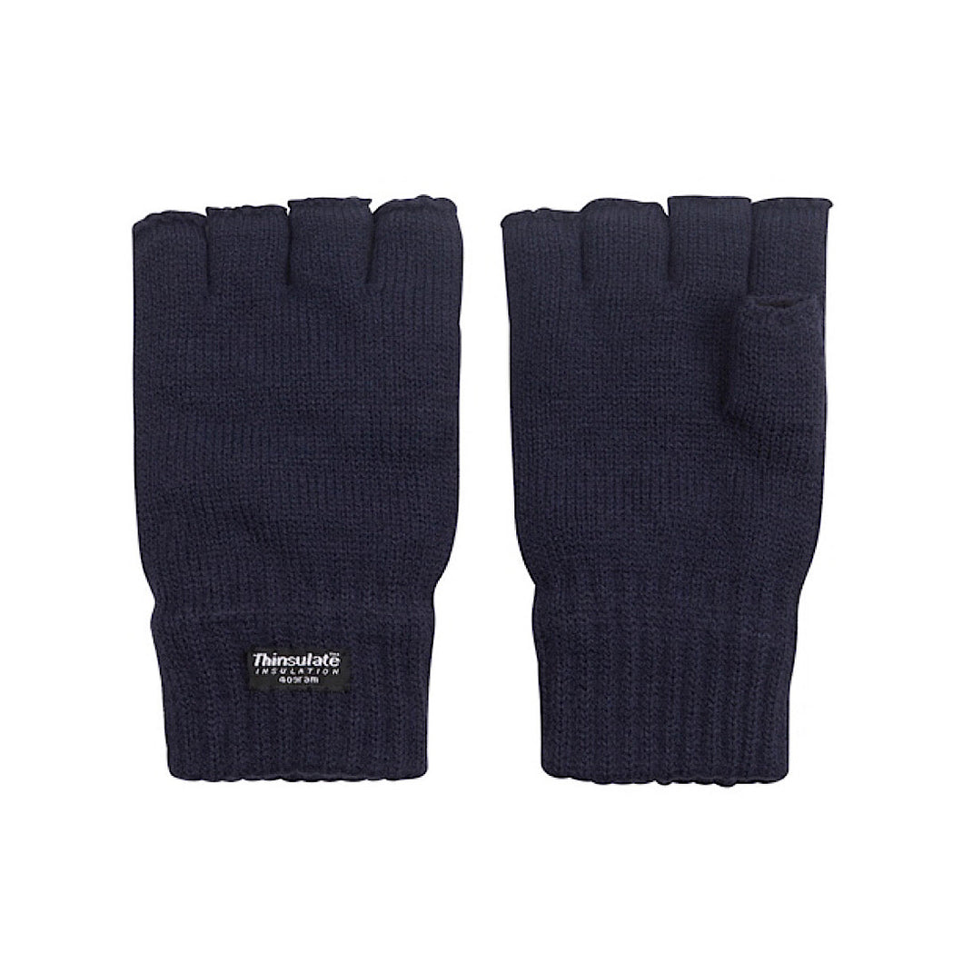 Men's Thinsulate Fingerless Gloves | Navy
