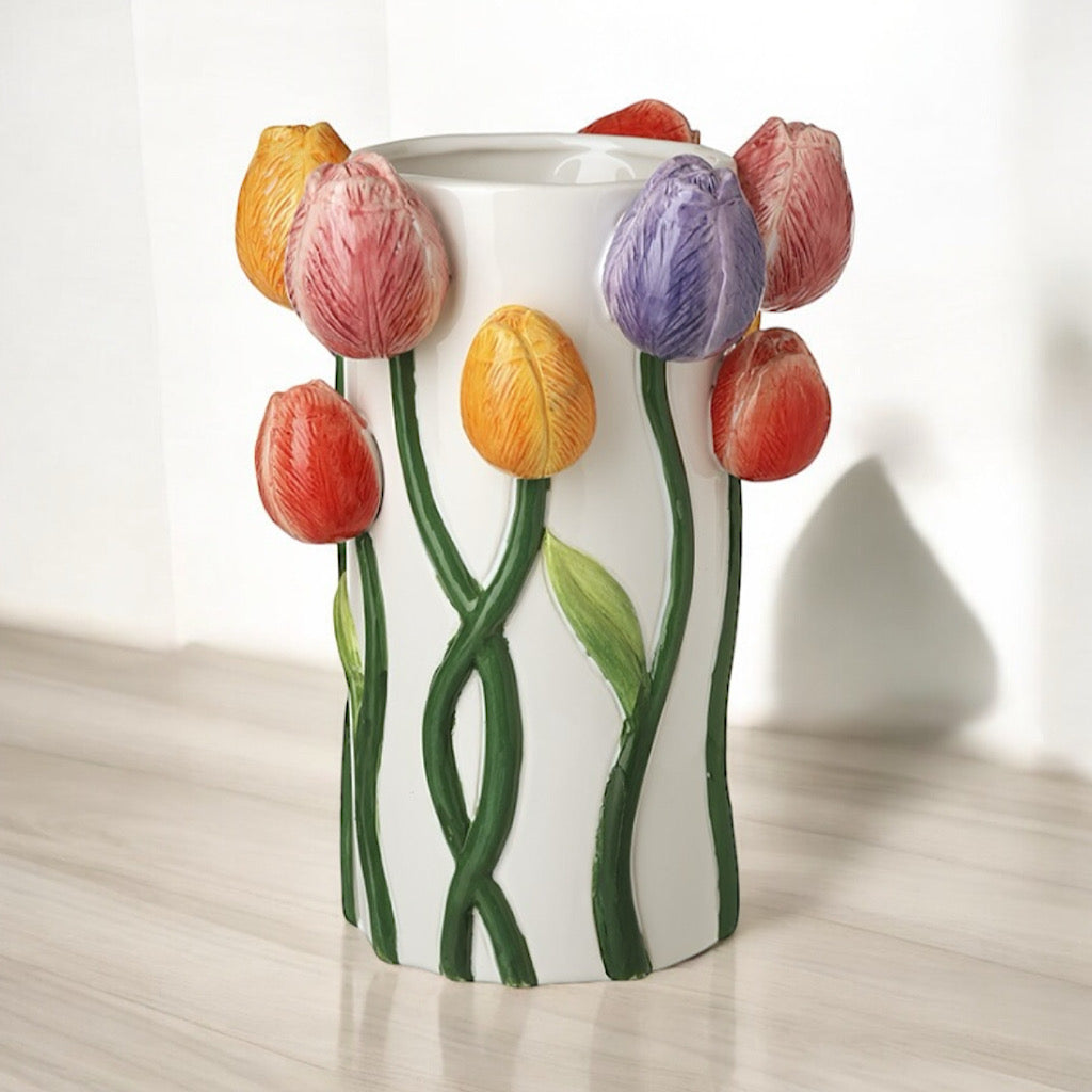Beautiful 3D Tulips Vase