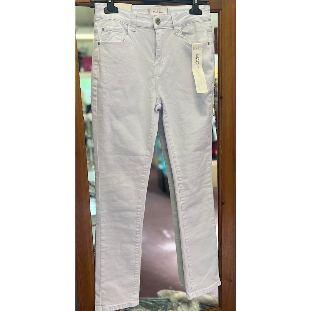 White B.S. Skinny Jeans
