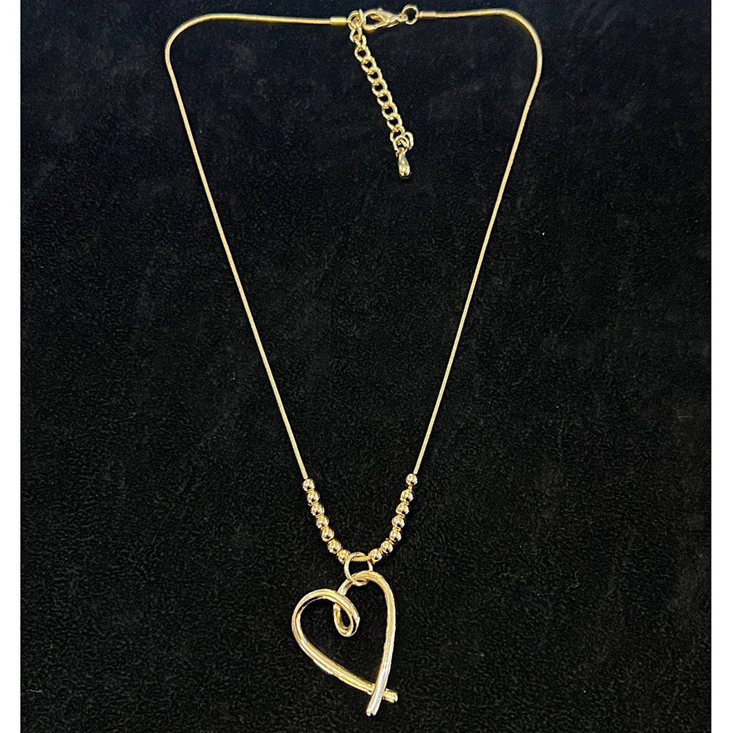 Gold Heart Necklace
