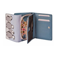 Load image into Gallery viewer, Ollie Penguin Leather Tri Fold Purse
