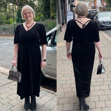Load image into Gallery viewer, Danish Patvia Dress | Pitch Black
