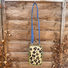 Load image into Gallery viewer, Leather Caribbean Animal Print Crossbody/Phone Bag
