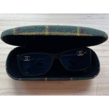 Load image into Gallery viewer, Tartan Covered Hard Shell Glasses Cases | Green
