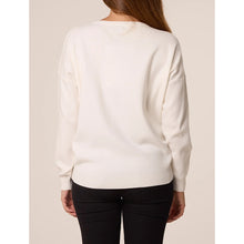 Load image into Gallery viewer, Christmas Sequin Bauble Soft Knit Jumper – Ivory
