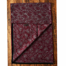 Load image into Gallery viewer, Luxuriously Soft Paisley Print Scarf | Burgundy
