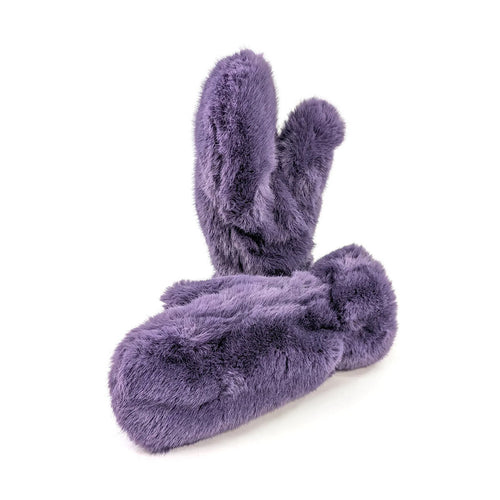 Lavender Dream Faux Fur Mittens