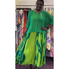Load image into Gallery viewer, Lola Lightweight Crochet Knit Top (emerald)

