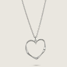 Load image into Gallery viewer, Long Heart Necklace (close up)

