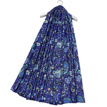 Load image into Gallery viewer, Lotus Paisley Print Wool Scarf
