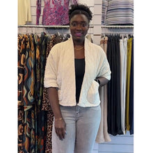 Load image into Gallery viewer, Made in Italy Quilted Cotton Jacket (Ivory)
