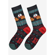 Load image into Gallery viewer, Men&#39;s Bamboo Socks | Christmas Pudding Cracker Gift Box (socks)
