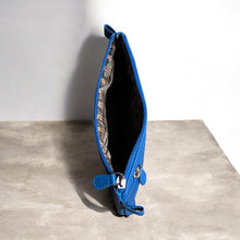 Load image into Gallery viewer, Milan Soft Leather Cosmetic &amp; Essentials Pouch (open)
