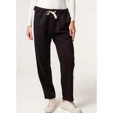 Load image into Gallery viewer, Monochrome Stripe Relaxed Drawstring Trousers
