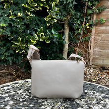 Load image into Gallery viewer, Neat &amp; Compact Abbey Stone Crossbody Bag (back)
