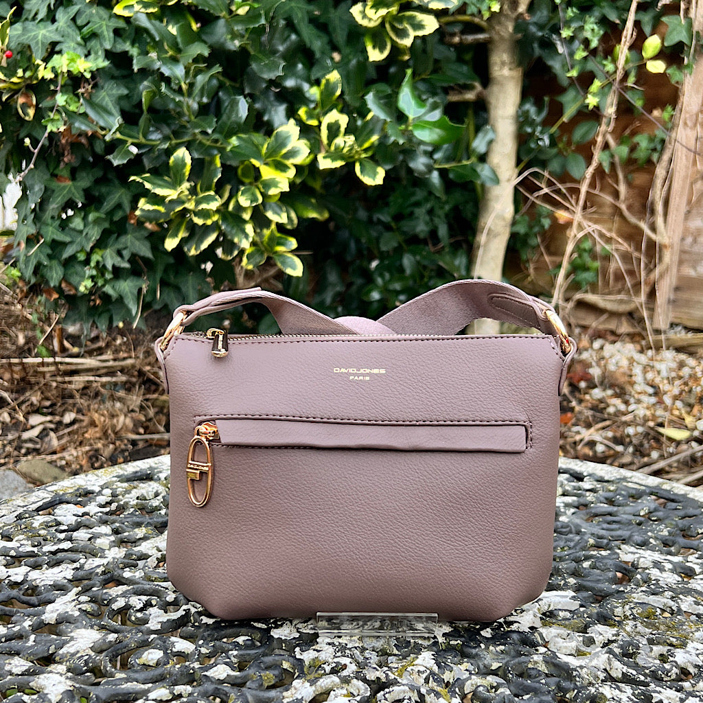 Neat & Compact Bitter Chocolate Crossbody Bag