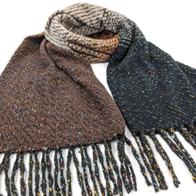 Load image into Gallery viewer, Neutrals Speckled Scarf (close up)
