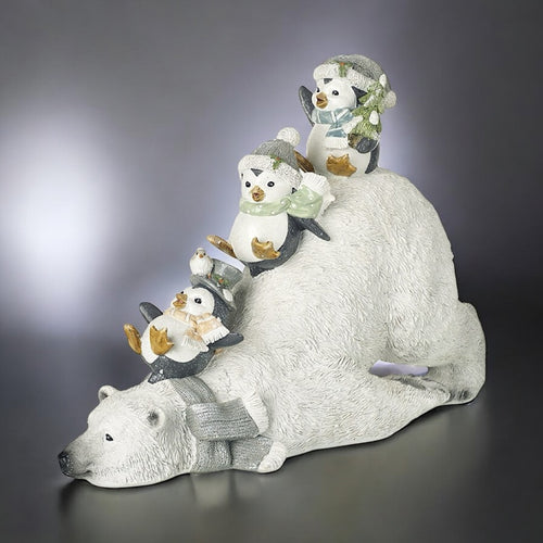 Polar Bear Penguin Slide (studio)