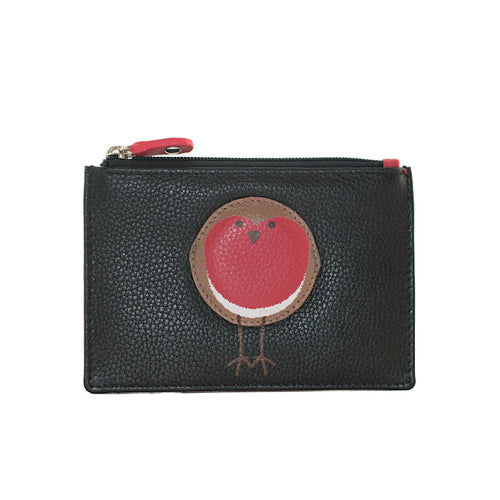 Robin Leather Coin & Card Holder