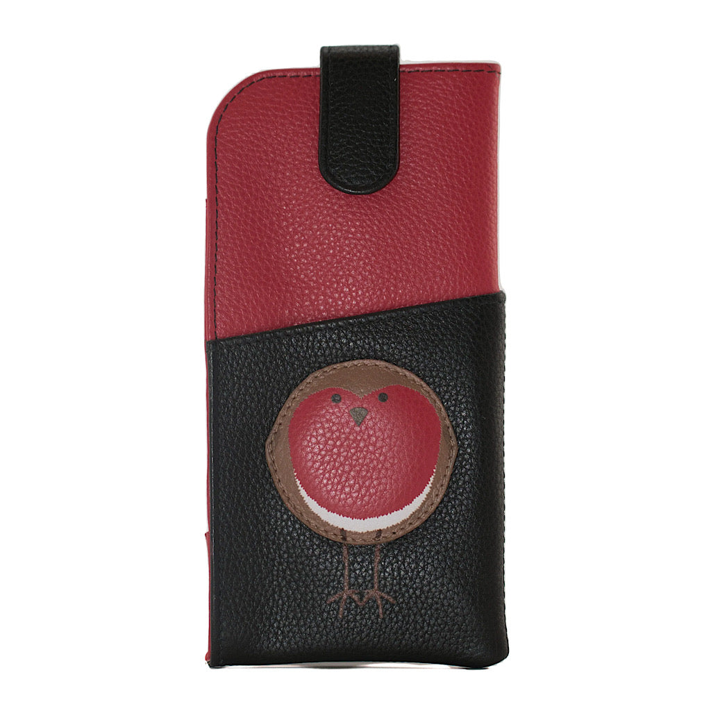 Robin Leather Glasses Case