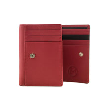 Load image into Gallery viewer, Robin Leather Tri Fold Purse (press stud)

