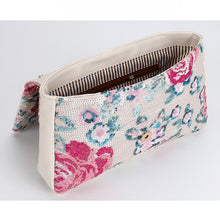 Load image into Gallery viewer, Rosalie Sequin Floral Chain Strap Shoulder Bag (open)
