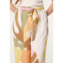 Load image into Gallery viewer, Sahara Sunset Wide-Leg Trousers (close up)
