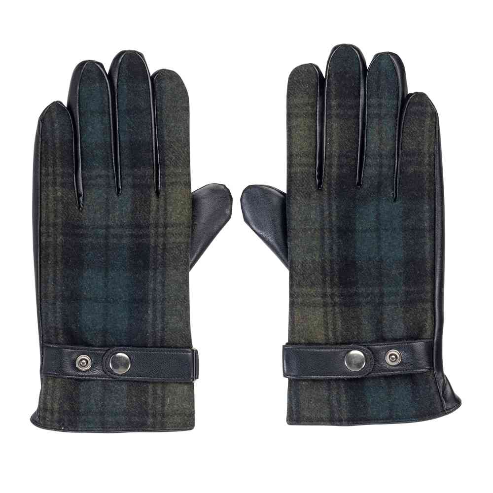 Green “BlackWatch” Style Gloves