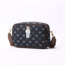 Load image into Gallery viewer, Teddy Heart Print Camera Crossbody Bag
