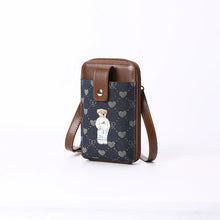 Load image into Gallery viewer, Teddy Heart Print Phone Crossbody Bag

