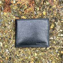Load image into Gallery viewer, The Clifton Black Italian Leather RFID Wallet
