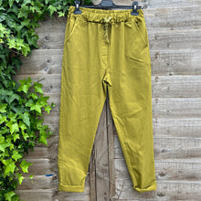 Load image into Gallery viewer, Ultimate Everyday Magic Stretch Trousers | Statement Colours (pistachio)
